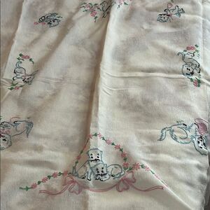 Vintage handmade baby blanket
